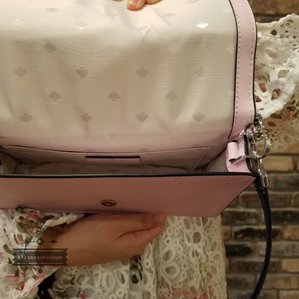 Kate spade convertible crossbody grand flora pink - Picture 8 of 10